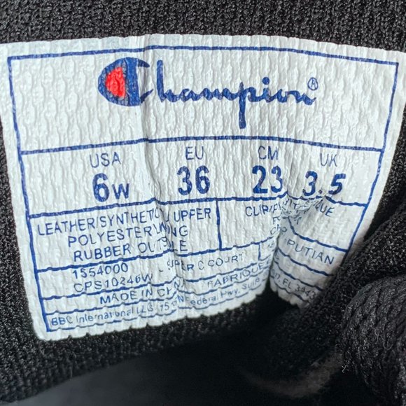 BNWOT Champion Super C Court Leather Athletic Sneaker, 6w - Picture 9 of 9